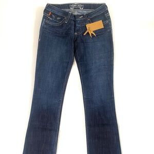 Robins Jeans Los Angeles - MARILYN Silver Embroidery 26" MSRP: $350 -90% OFF NWT